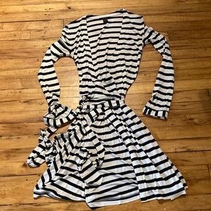 Pink Tartan wrap dress